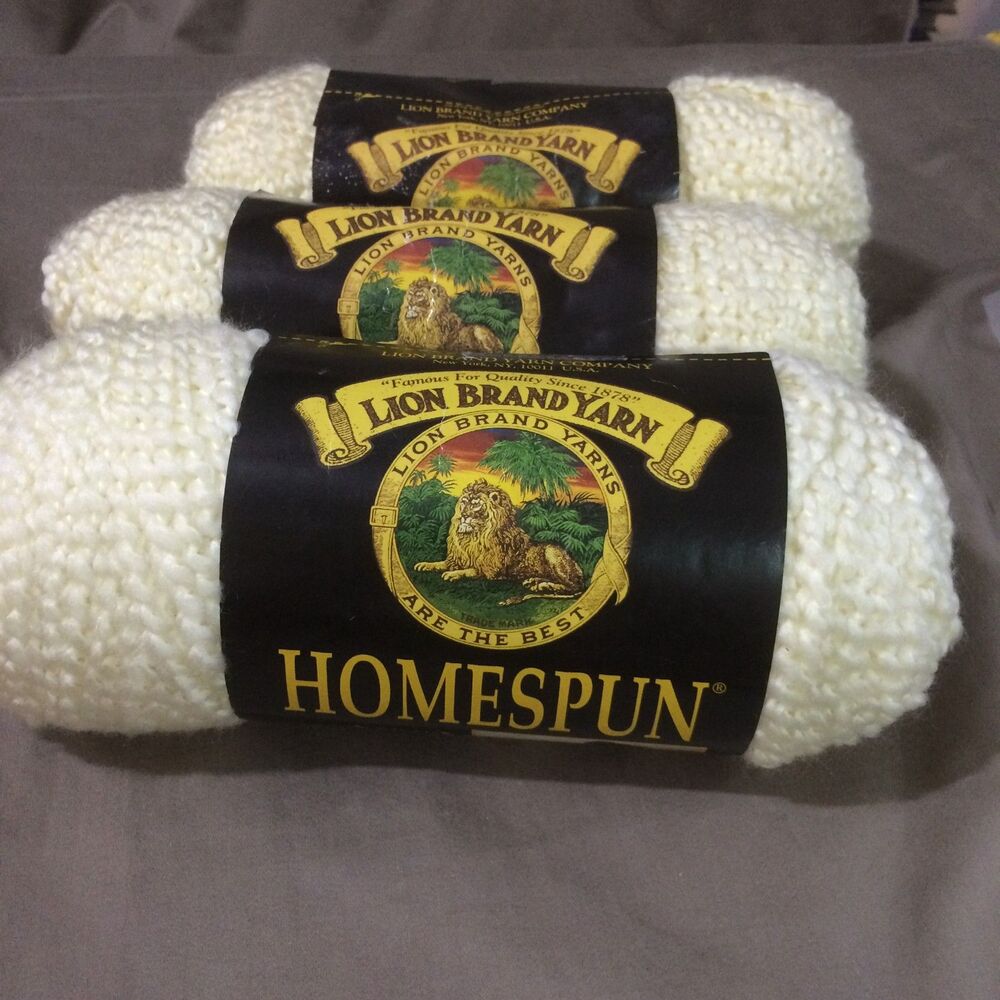 Lion Brand Homespun Yarn Lot of 3 Skeins Textured Bulky Deco #309